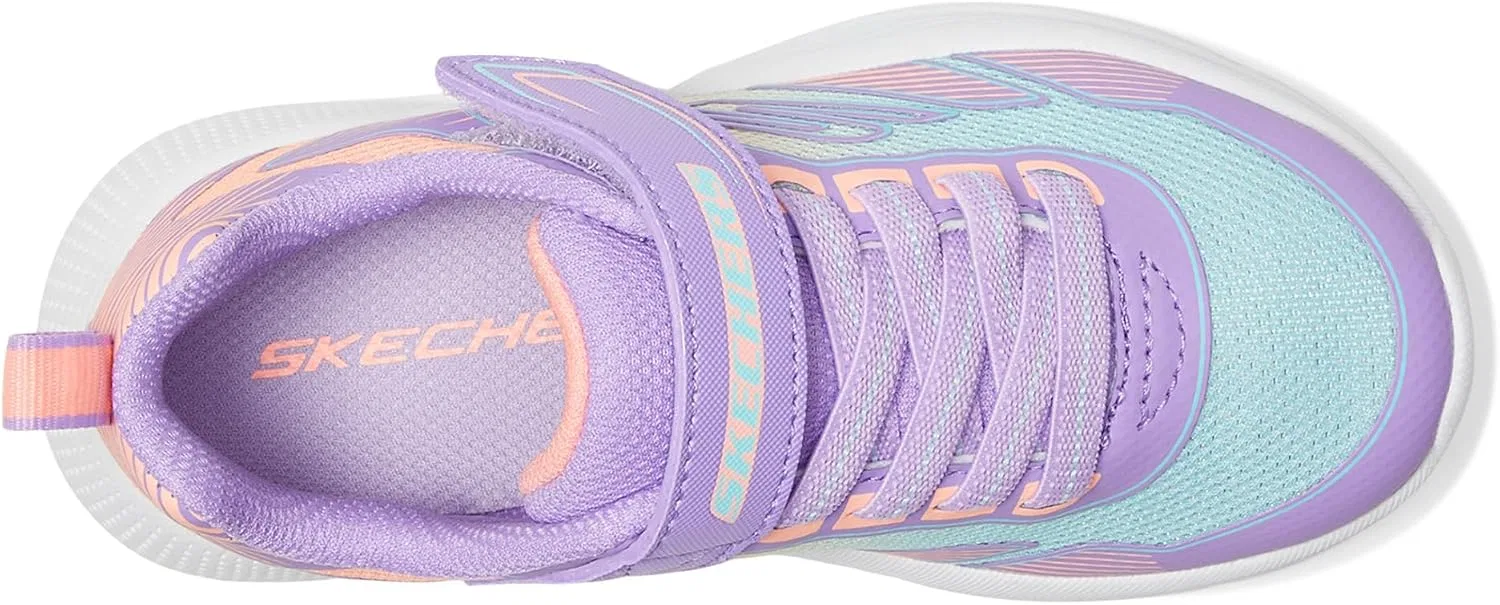 Детские кроссовки для девочек Microspec Advance Oasis Poi Skechers, Lavender/Multi — фото 4