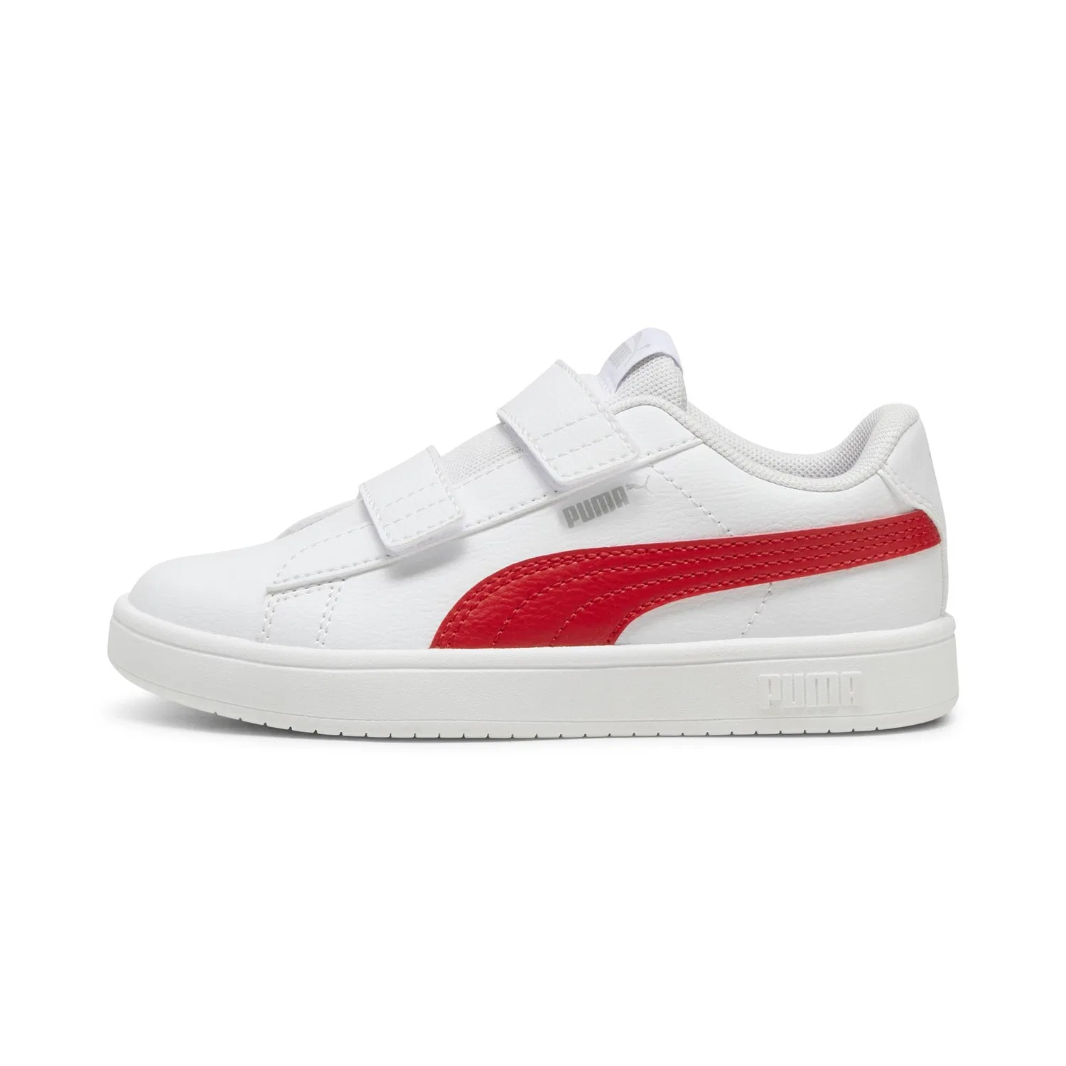 Детские кроссовки для мальчиков с липучкой Rickie PUMA PUMA White All Time Red — фото 4