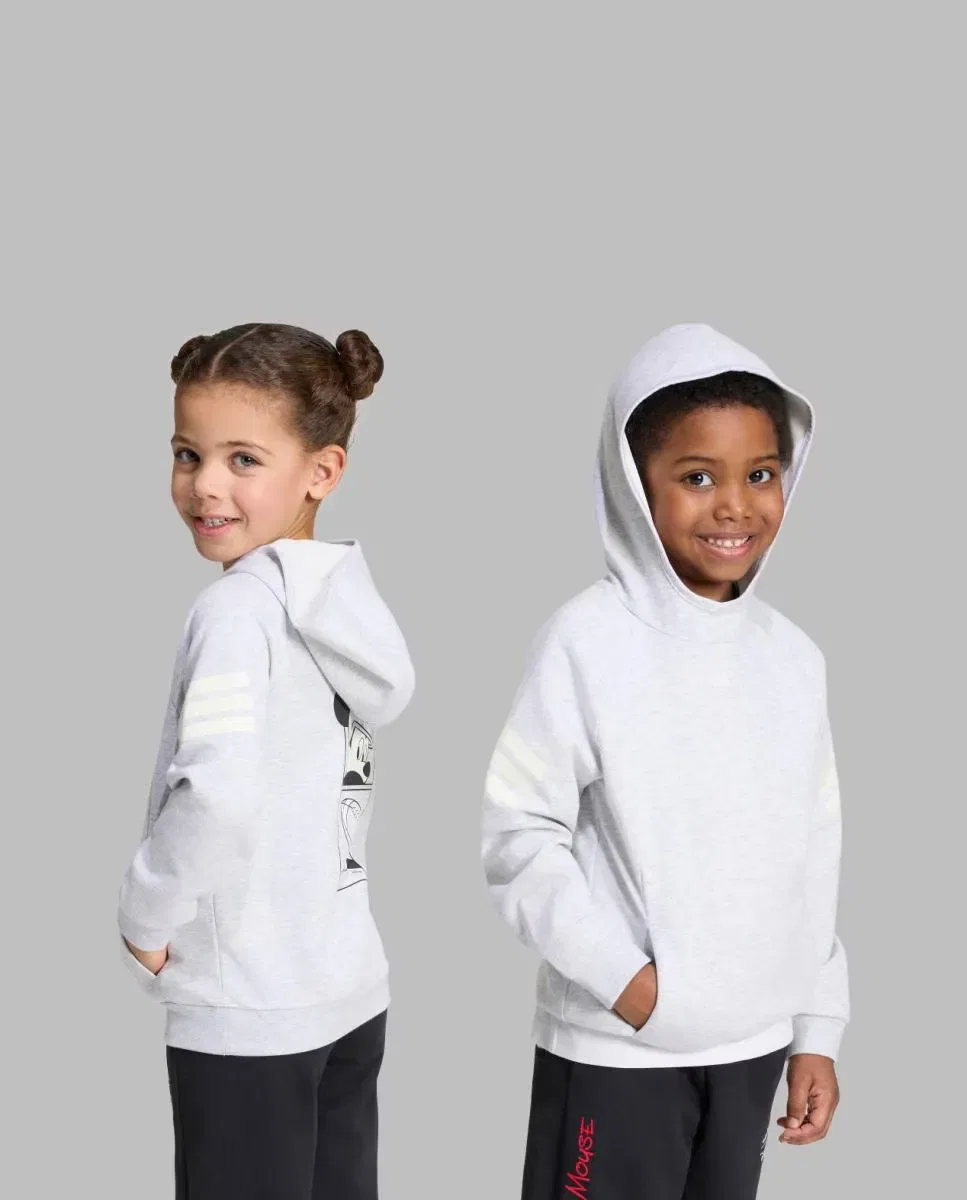 Детская худи с принтом adidas Disney Mickey Mouse, Gris — фото 2