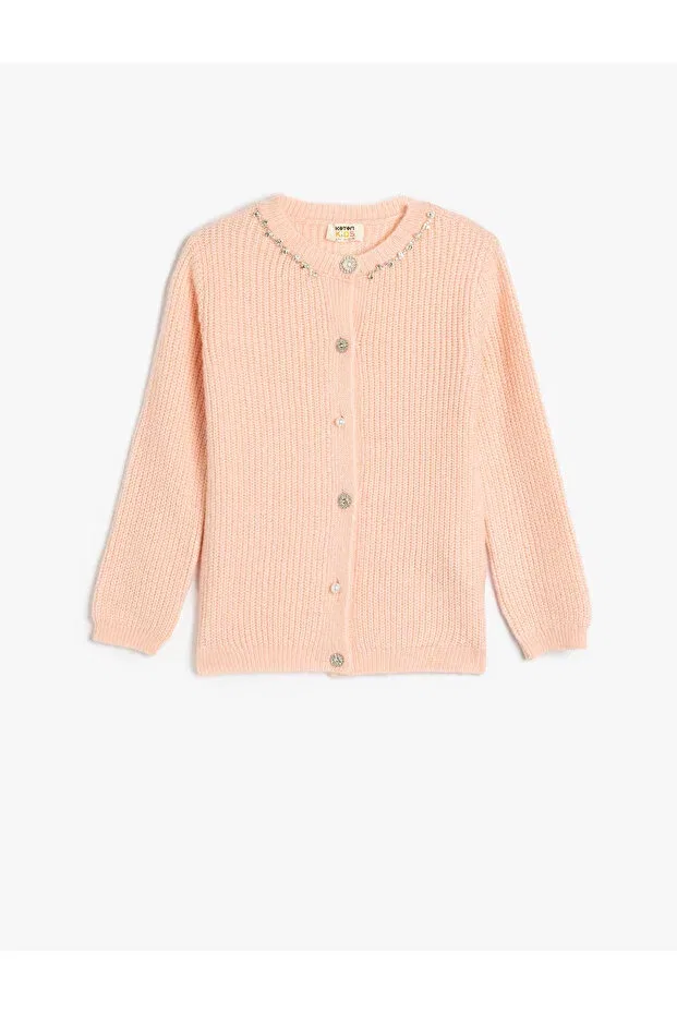 Детский вязаное кардиган с длинным рукавом Koton, Rose