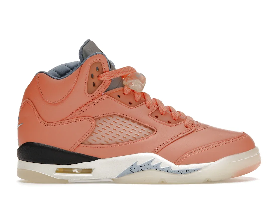 Детские кроссовки Lifestyle с коллаборацией DJ Khaled Jordan 5 Retro, Crimson Bliss/Leche Blue/Sail
