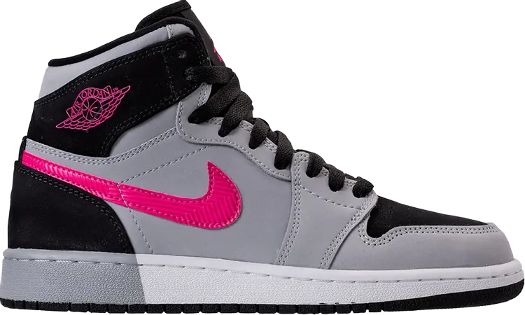 

Кроссовки Air Jordan 1 Retro High GG Deadly Pink, серый