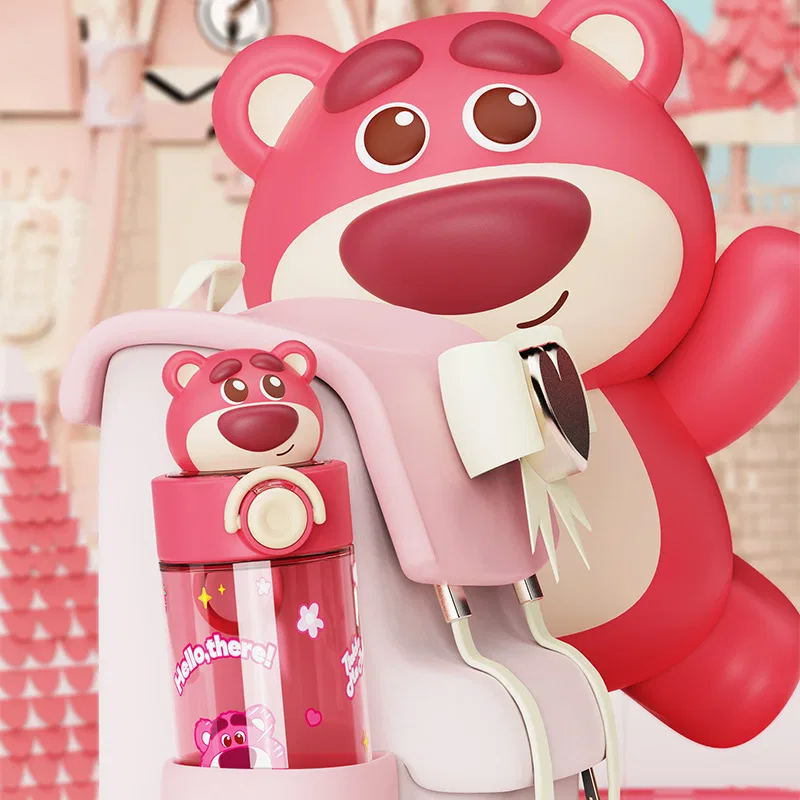 Детская бутылка для воды с крышкой, 500 мл, Disney, Lotso, , Blue — фото 4