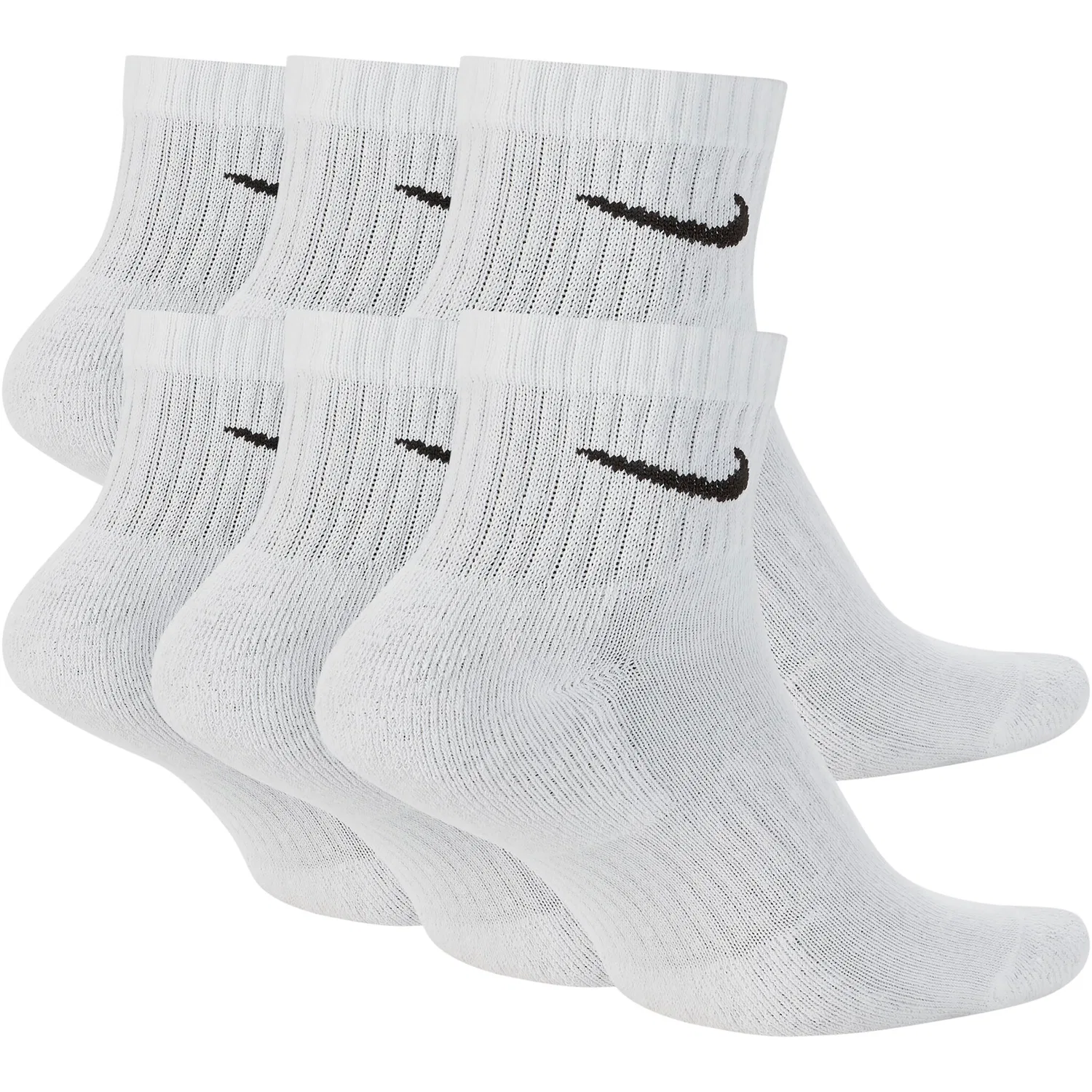 Мужские носки для фитнеса с Dri-FIT технологией Nike, White — фото 4