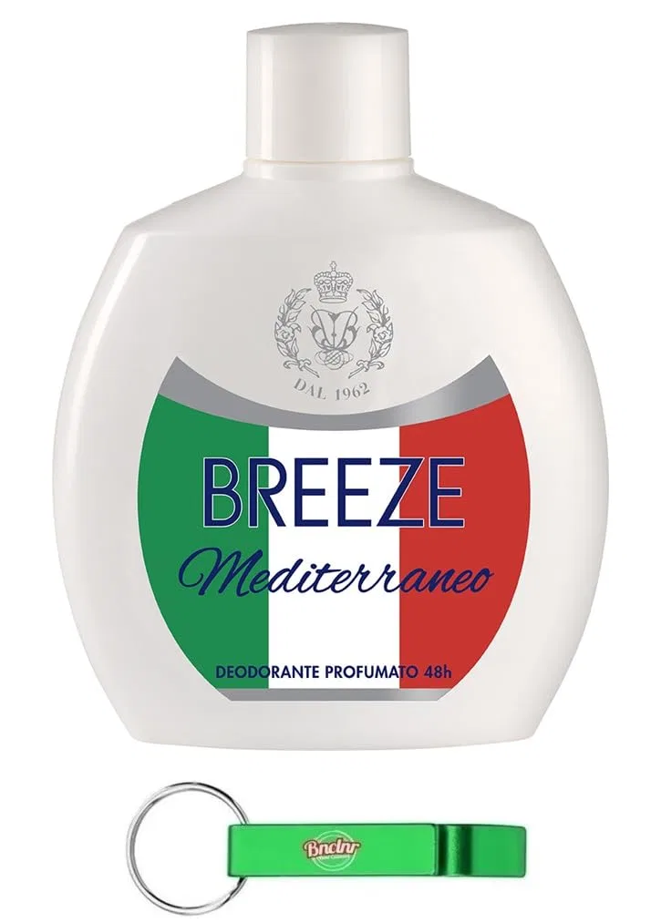 Дезодорант без газа и алюминия Breeze Mediterraneo Beni Culinari, 12 шт, 100 мл