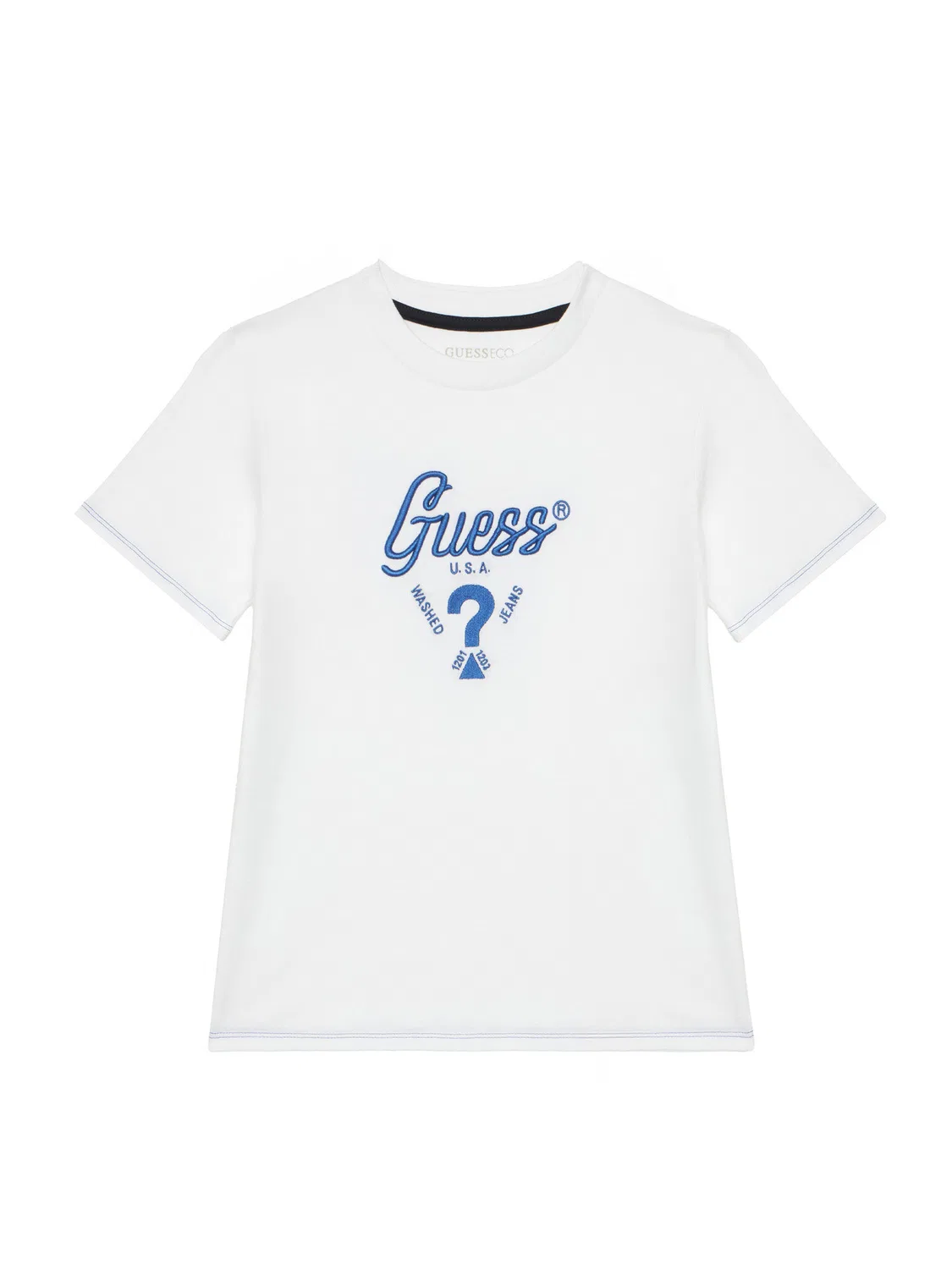 Футболка свободного кроя для мальчика Guess, белый
