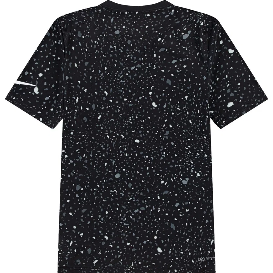 Детская футболка с принтом Nike Rwb Large Splatter Aop Tee, Nike, Черно-красно-белый — фото 2