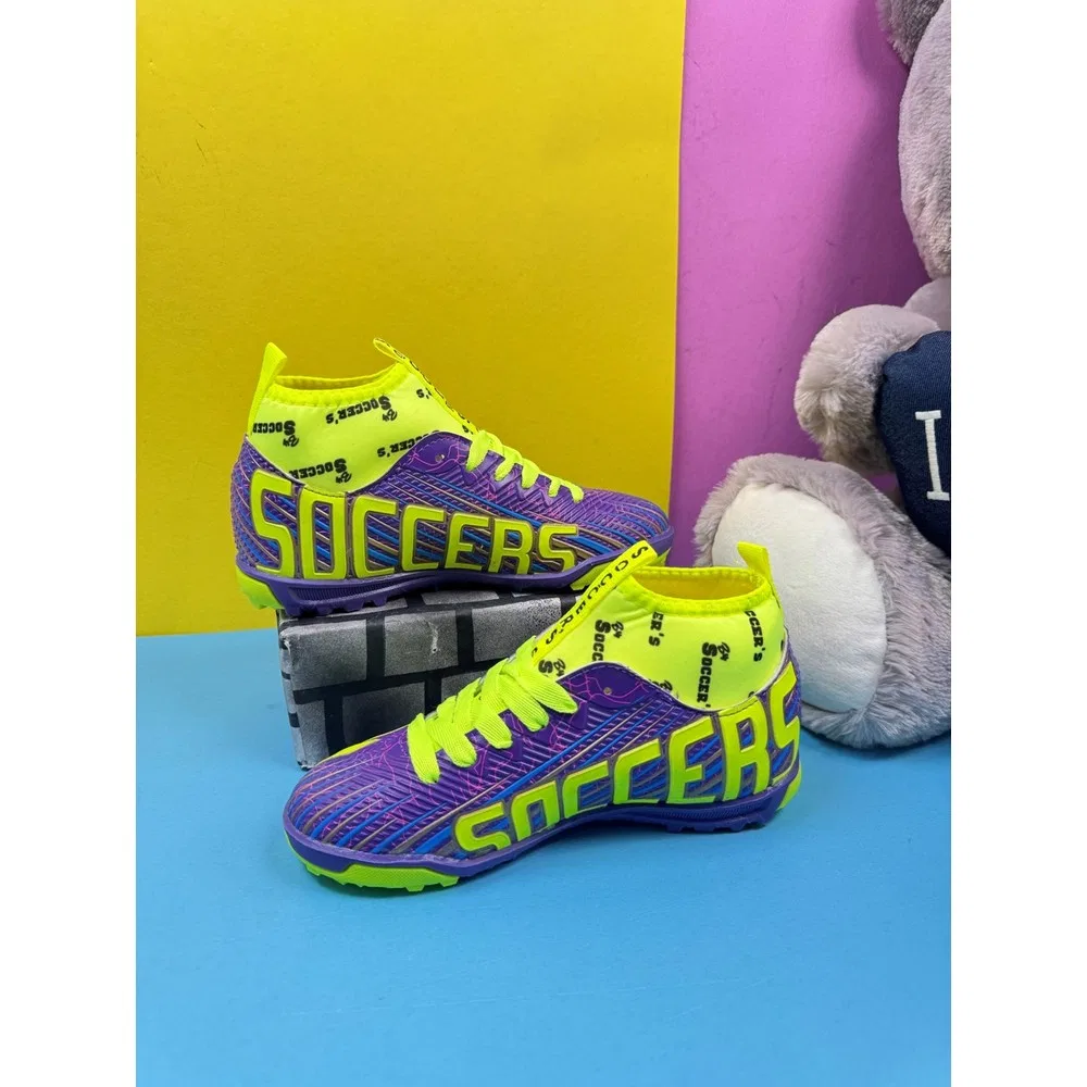 Детские футбольные бутсы для мальчиков без шипов с носком F35HS İmershoes — фото 3