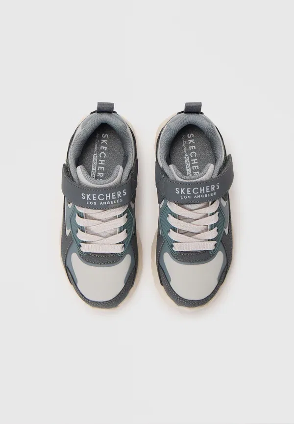 Кроссовки из искусственной кожи Uno lite Skechers, Light Gray, светло-серый — фото 4