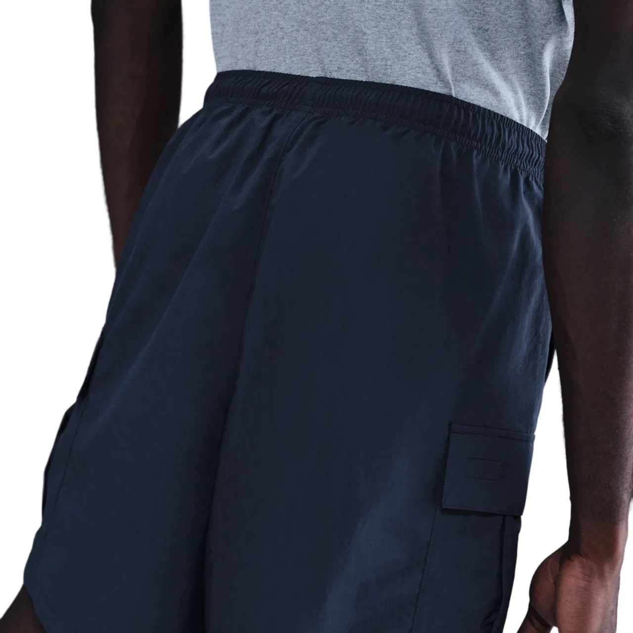 Мужские шорты с принтом Nike Club Utility, Obsidian/White — фото 4