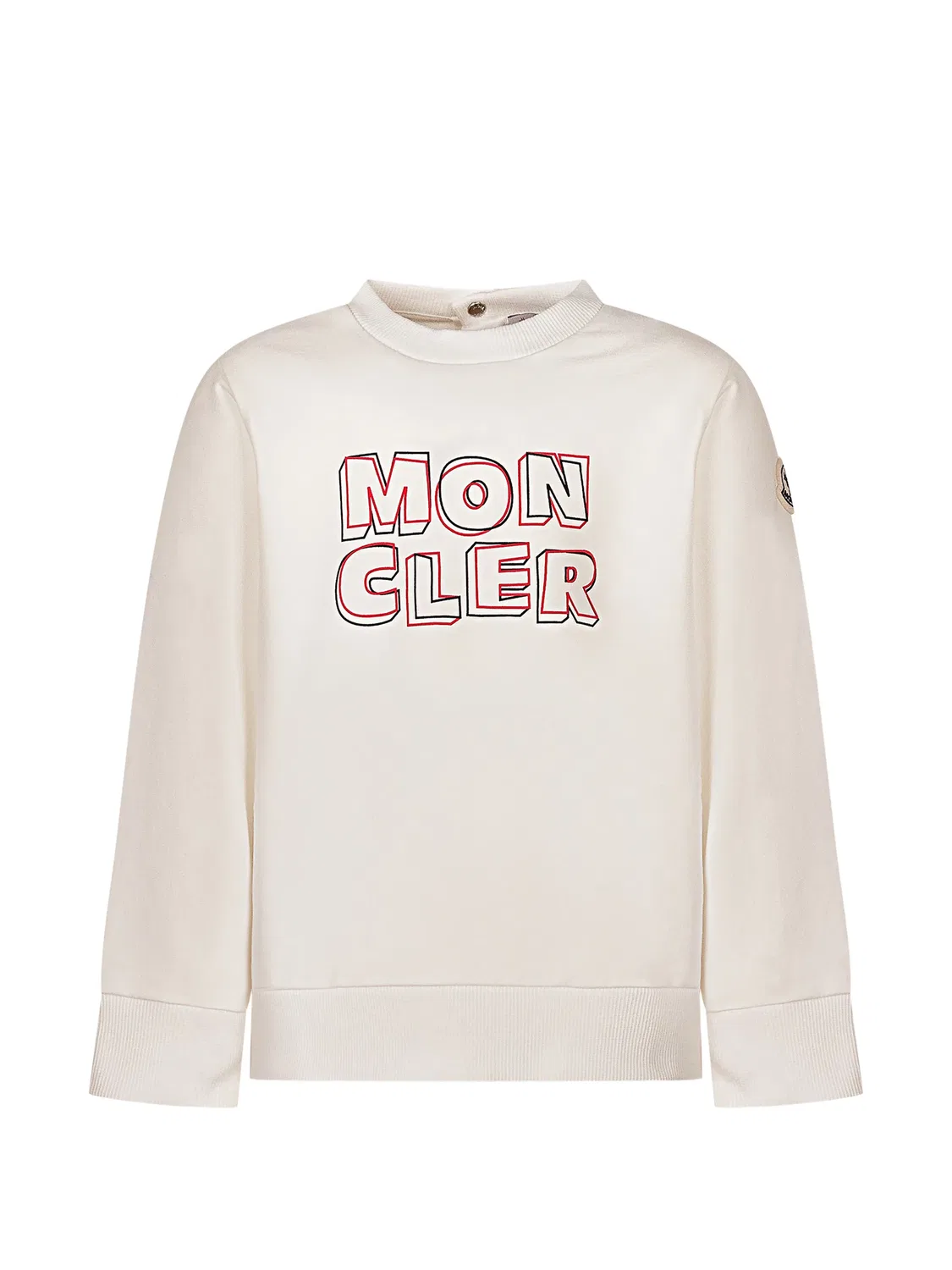 Свитшот с логотипом Moncler, нейтральные