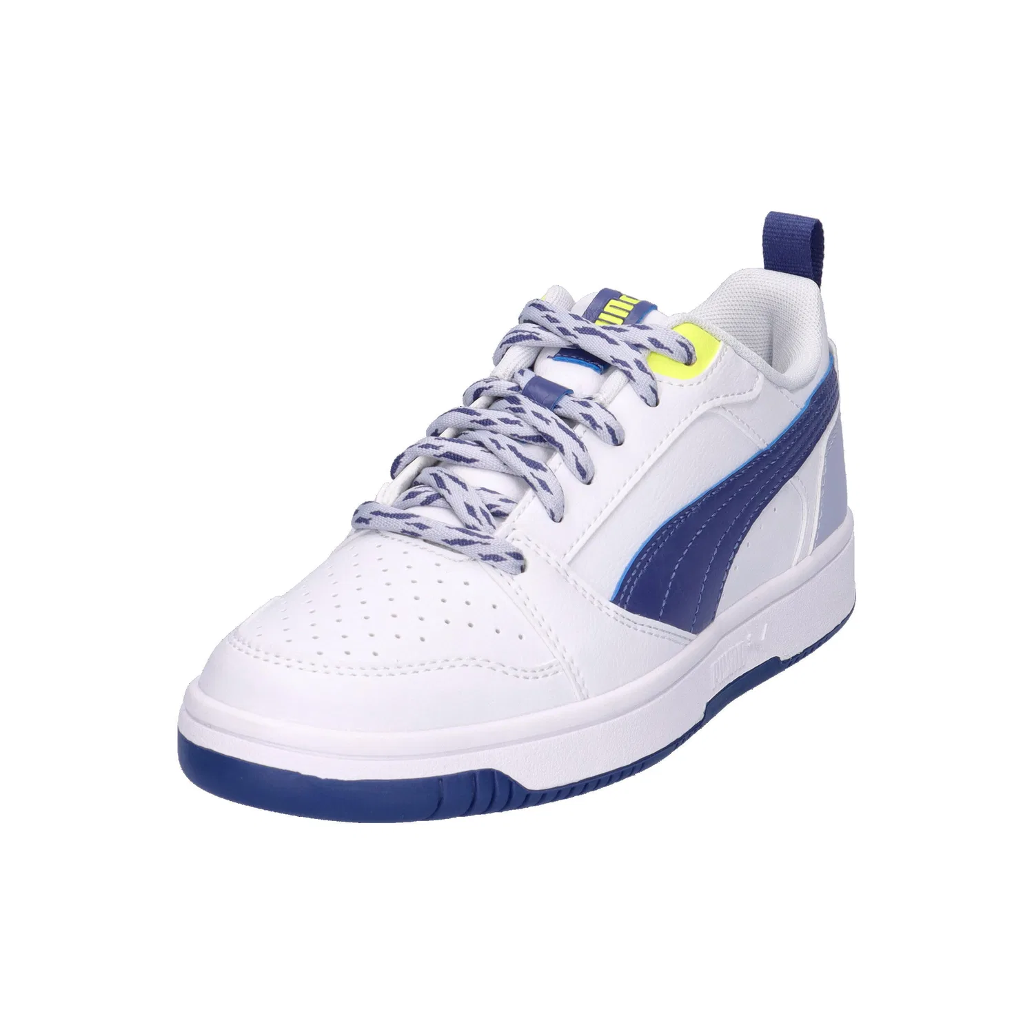 Детские кроссовки с принтом Rebound V6 Lo Flying Jr Puma, Weiss — фото 4