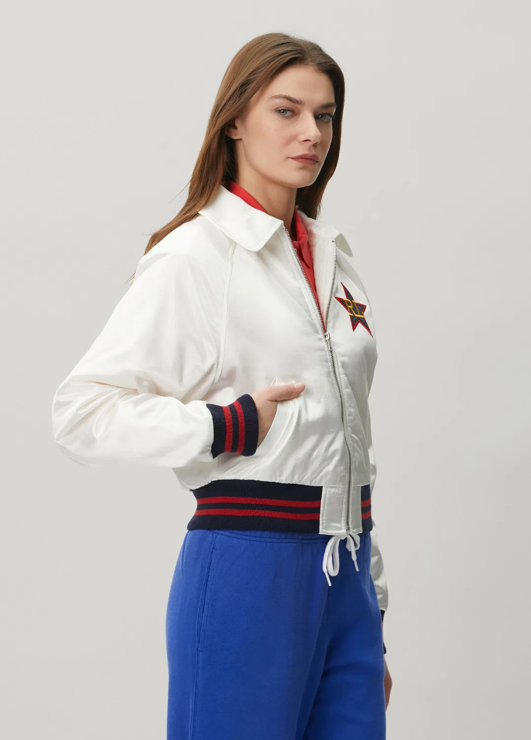Бомбер Polo Ralph Lauren, белый — фото 3