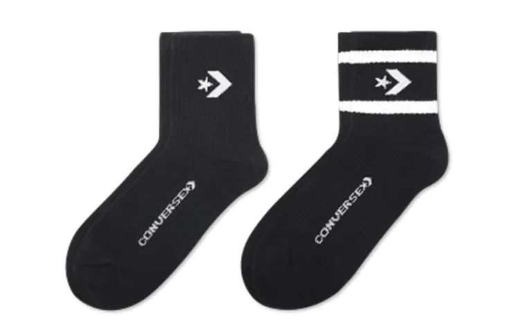 Детские носки-гольфы с принтом Converse, Ink Black