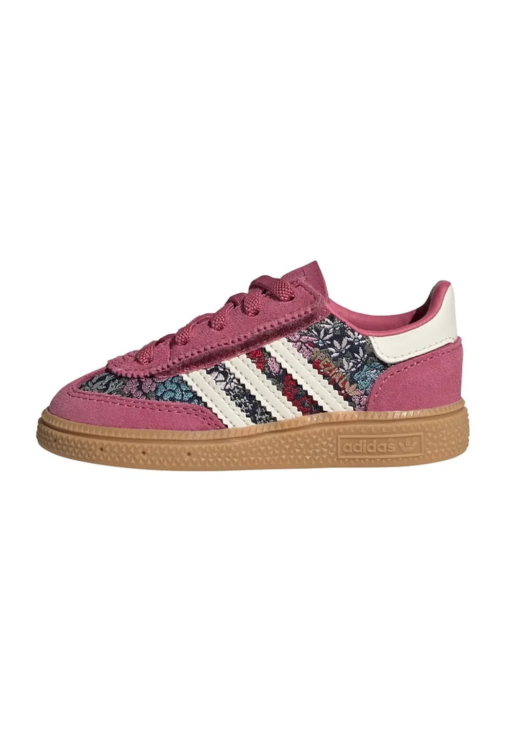 Кроссовки Adidas Liberty Handball Special Comfort с эластичной шнуровкой, унисекс - детская обувь Adidas Originals, Dual Magenta Cream White Gum