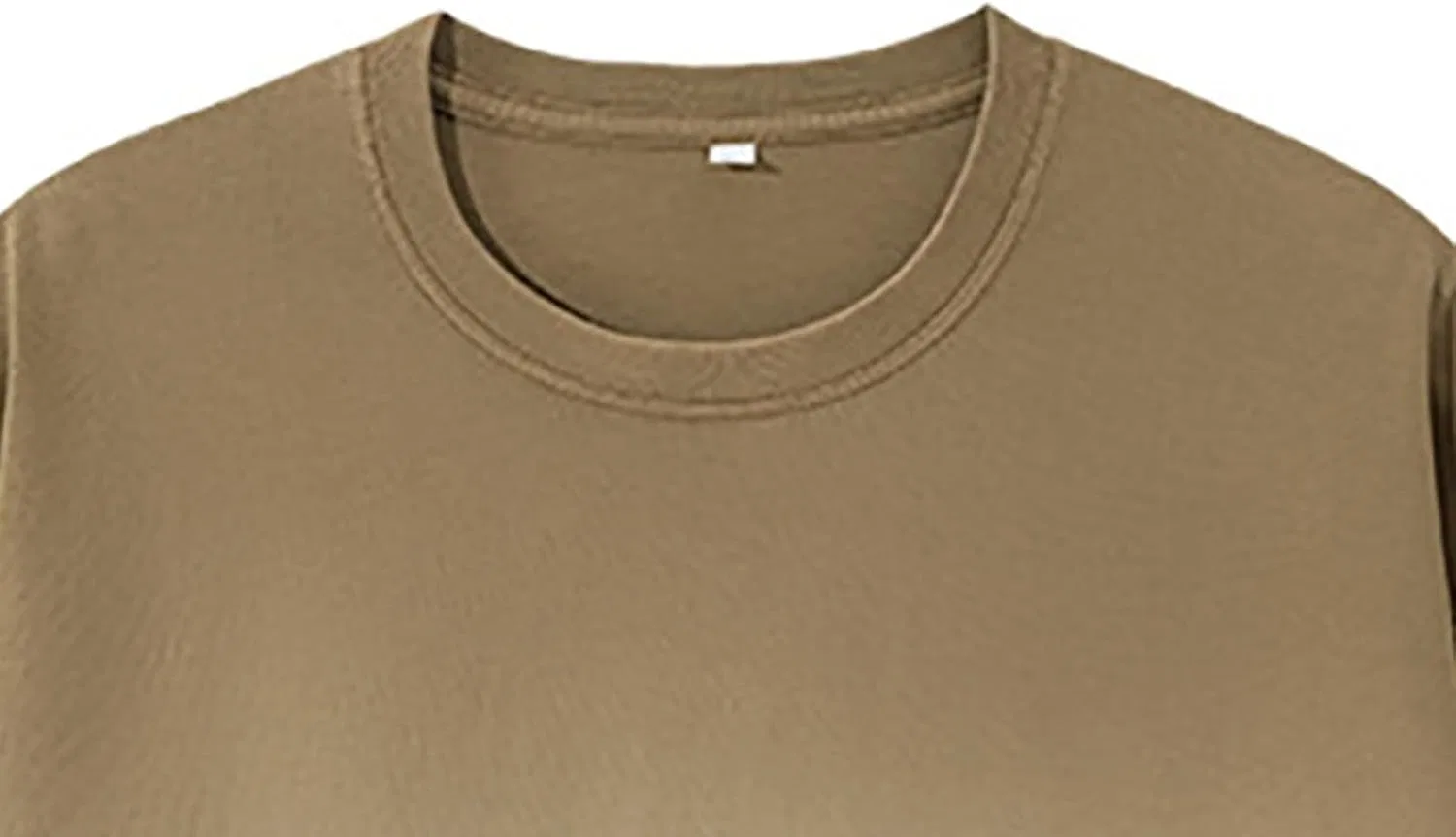 Мужская футболка с градиентным цветом оверсайз, Khaki — фото 4