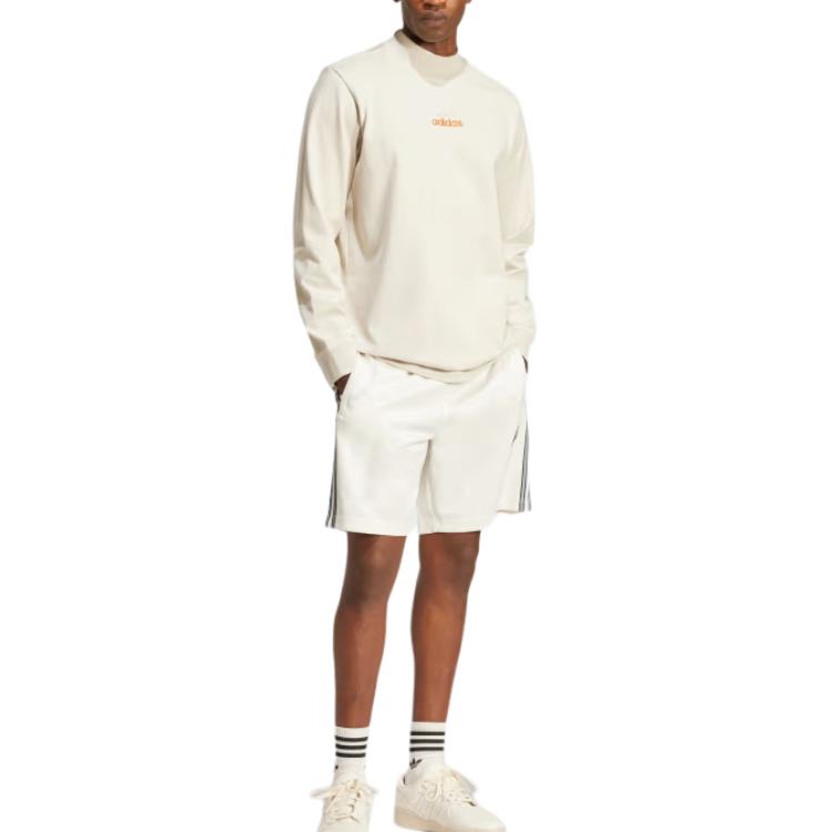 Длинный рукав, воротник-стойка, топ Q1 с длинными рукавами Adidas, Aluminum Oxide — фото 4