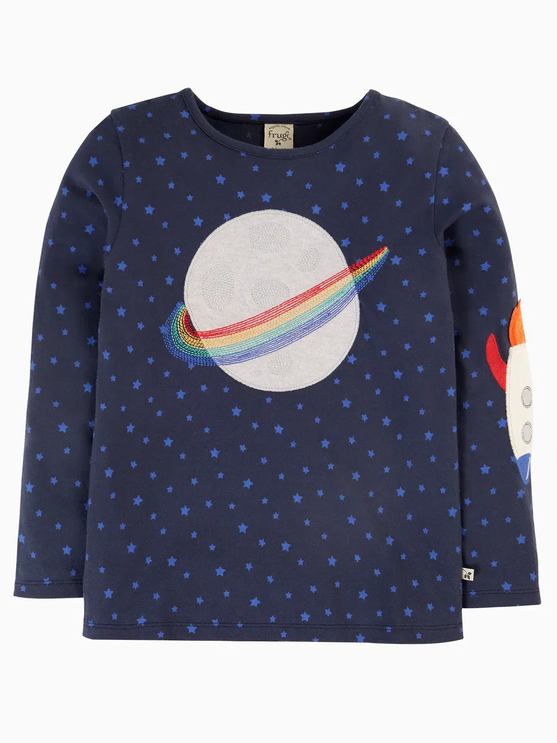Детский топ с аппликацией Tully Frugi, Blue