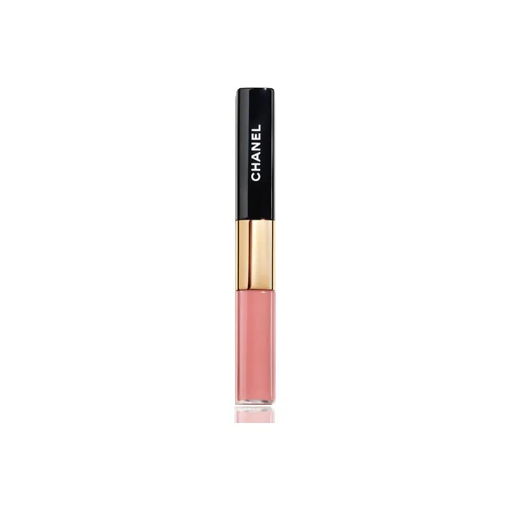 Женский двусторонний блеск для губ с эффектом цвета, модель Dual Effect Color Retention Glossy, CHANEL, #57 - Darling Pink