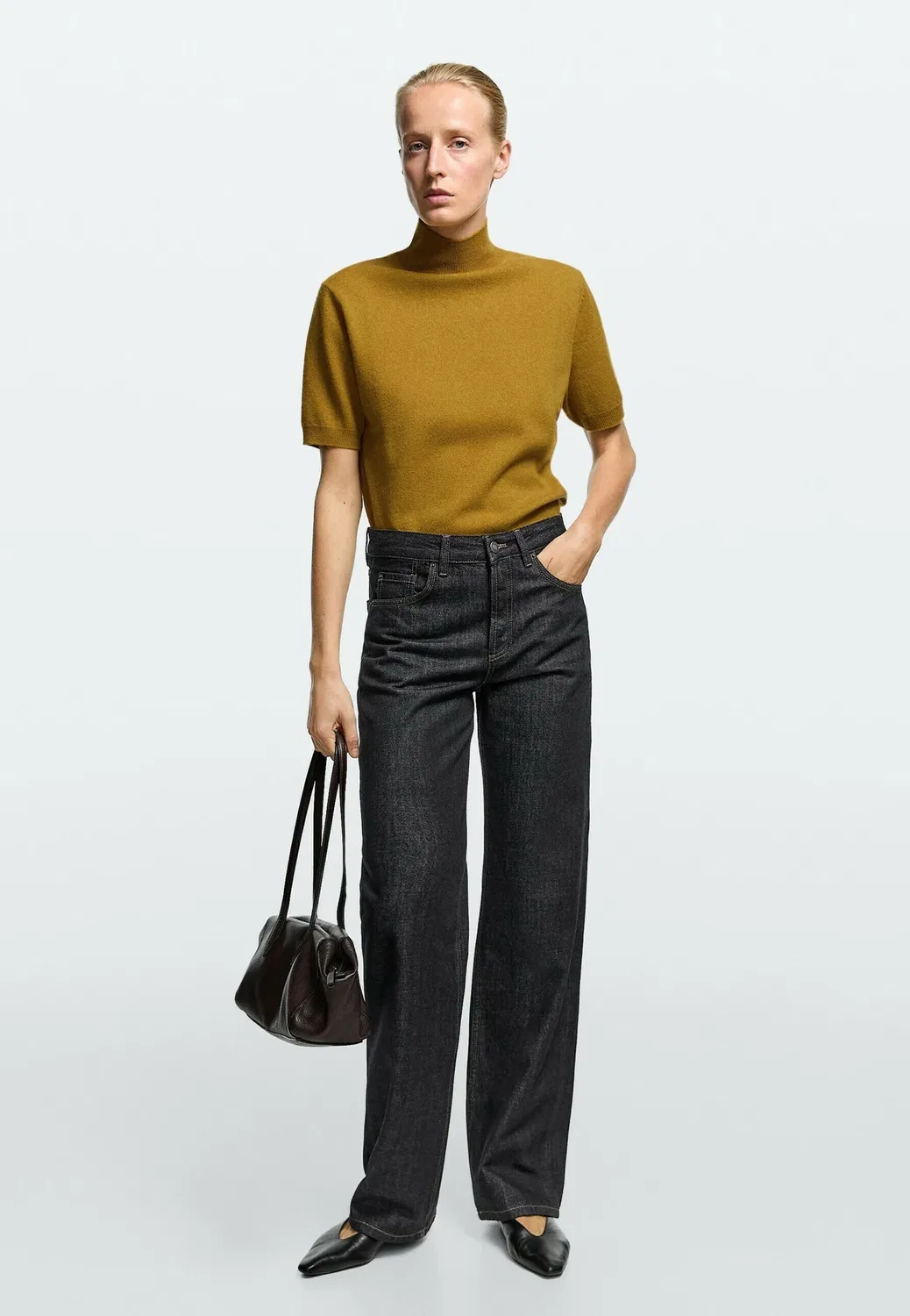 Джинсы свободного кроя Massimo Dutti, Dark Blue — фото 2