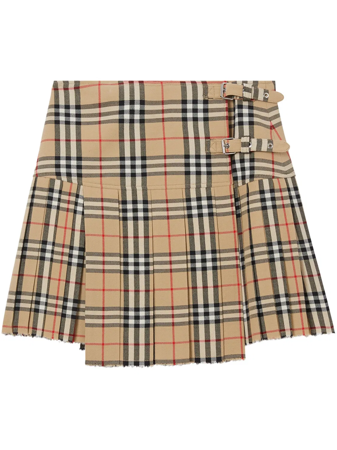 Юбка-килт из шерсти Burberry, нейтральные