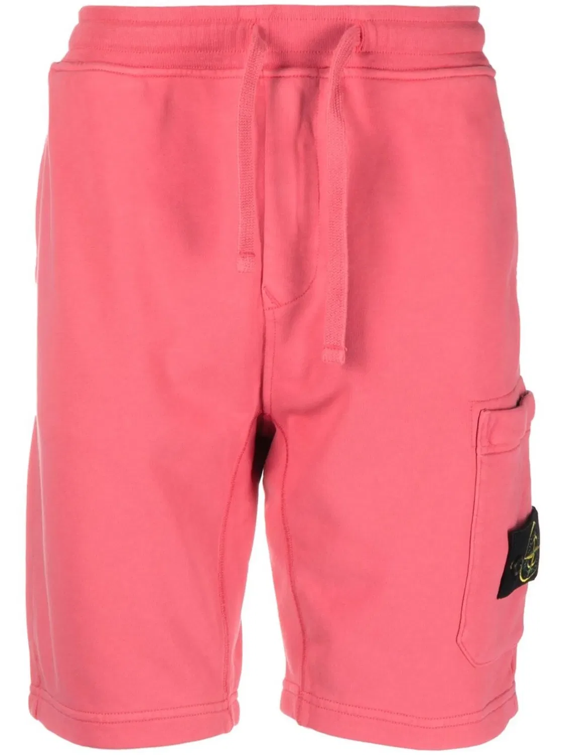 Хлопковые шорты Compass розовые Stone Island, розовый