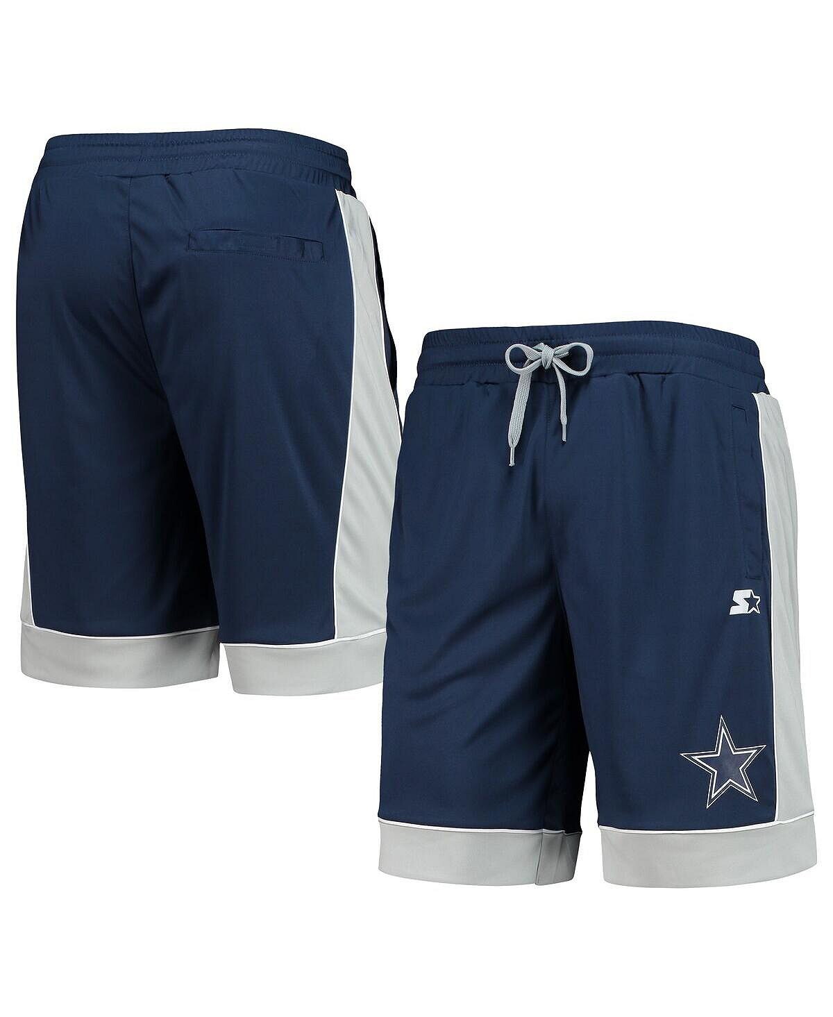 

Мужские темно-синие, серые модные шорты, любимые фанатами dallas cowboys G-III Sports by Carl Banks, мульти