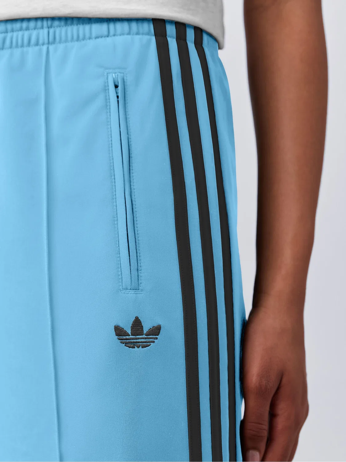Спортивные штаны свободного кроя, модель Firebird, adidas Originals, синий — фото 3