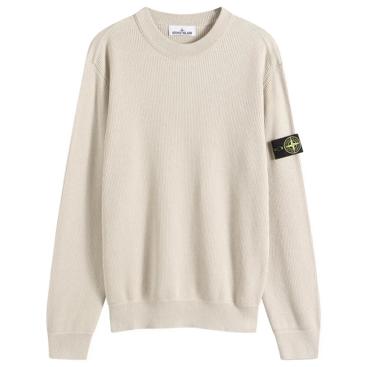 Джемпер из рифленого органического хлопка Stone Island, Sand