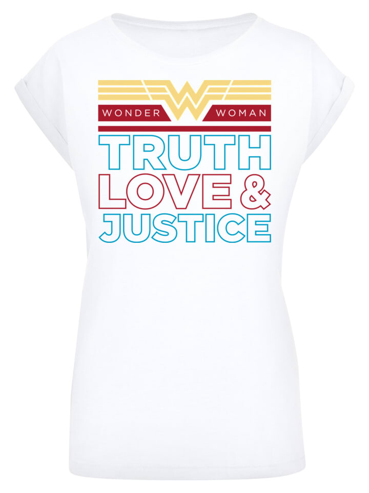 

Футболка F4NT4STIC DC Comics Wonder Woman 84 Truth Love And Justice, белый