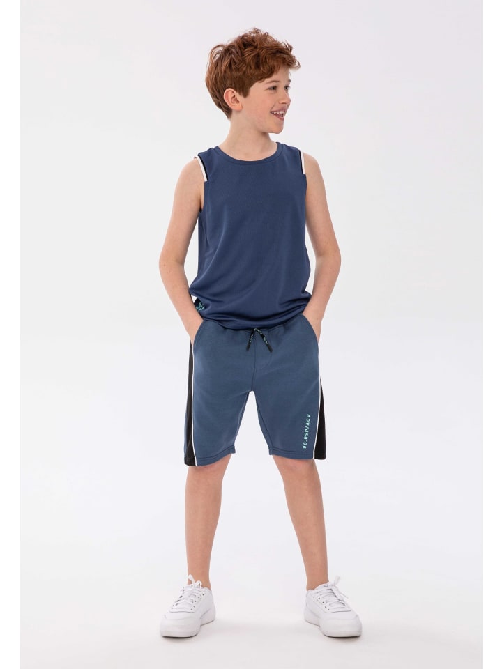 

Футболка для бега Aqua 6 темно-синего цвета Minoti