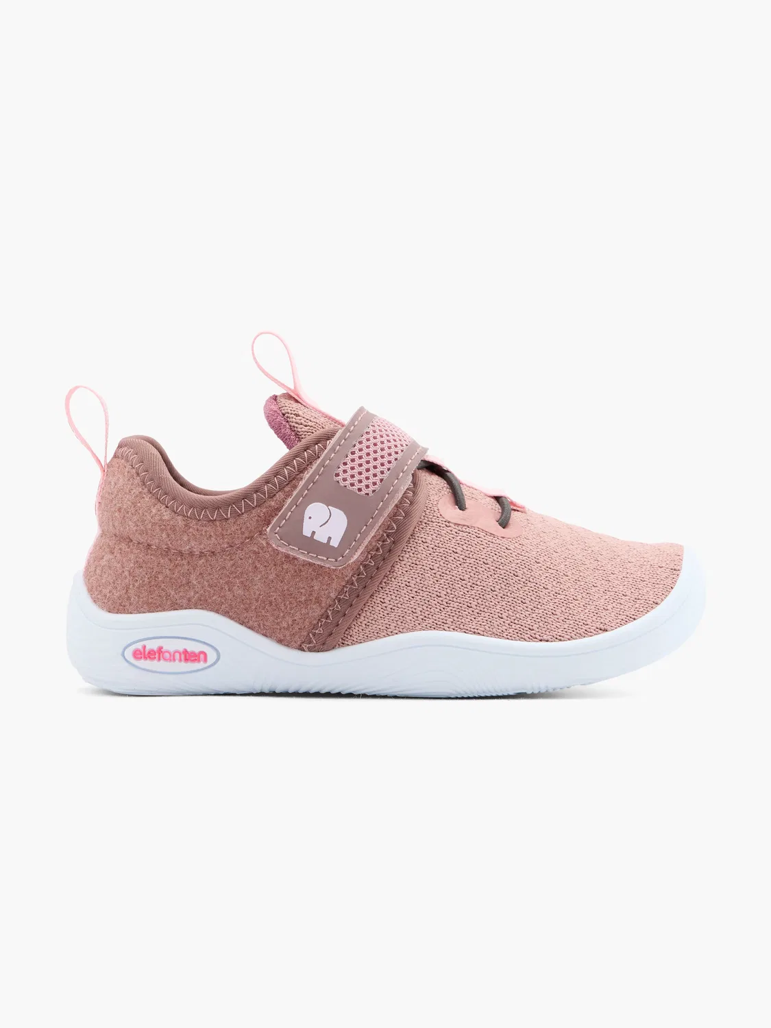 Детские закрытые тапочки Elefanten Anna, цвет Rose Gold