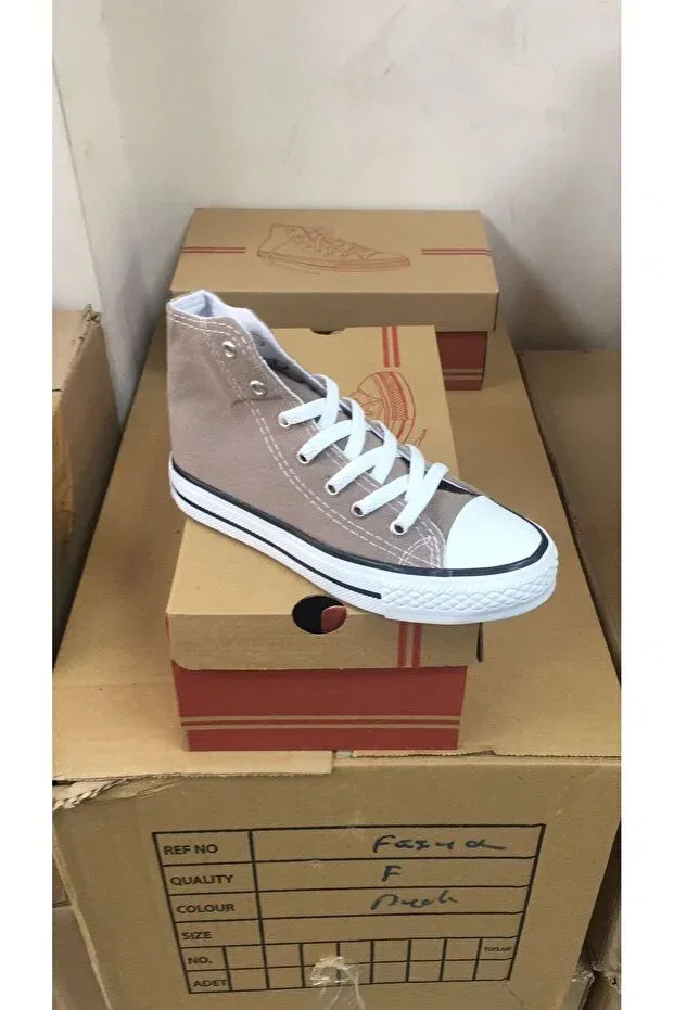 Детские туфли для девочек денимовые Rabellashoes, Milk Coffee