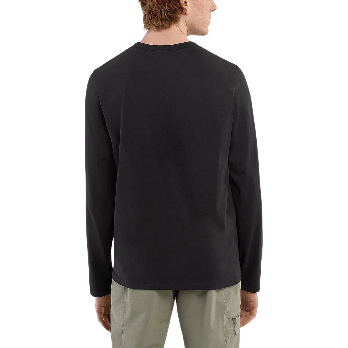 Мужская футболка с принтом Captive Arc'postrophe Word ML Arcteryx, Black Sapphire — фото 4