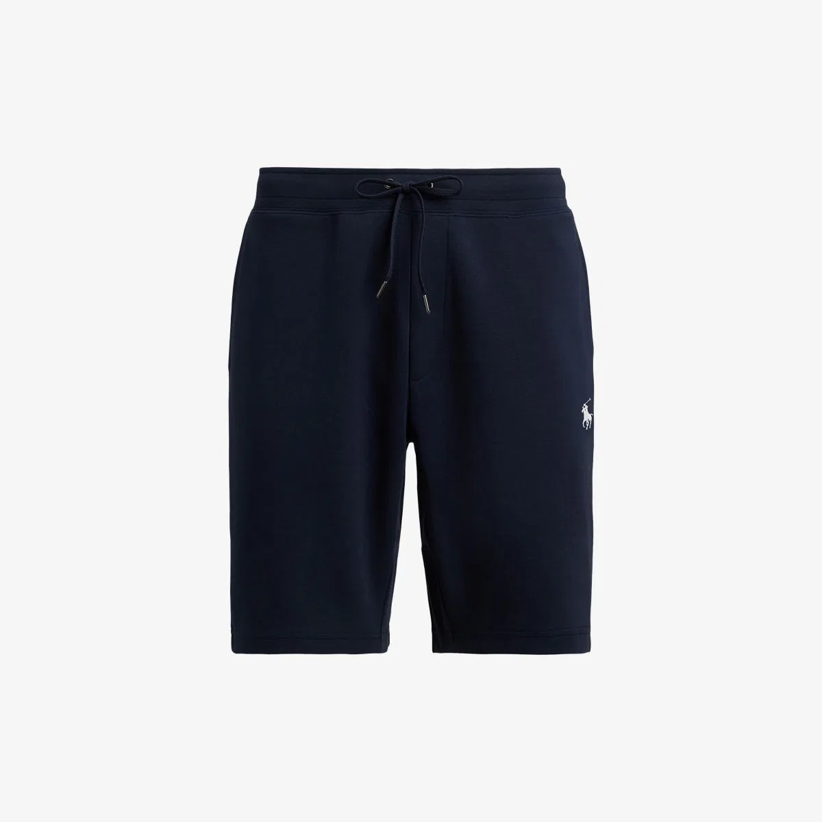 Шорты из хлопковой смеси двойной вязки с вышитым логотипом Polo Ralph Lauren, темно-синий
