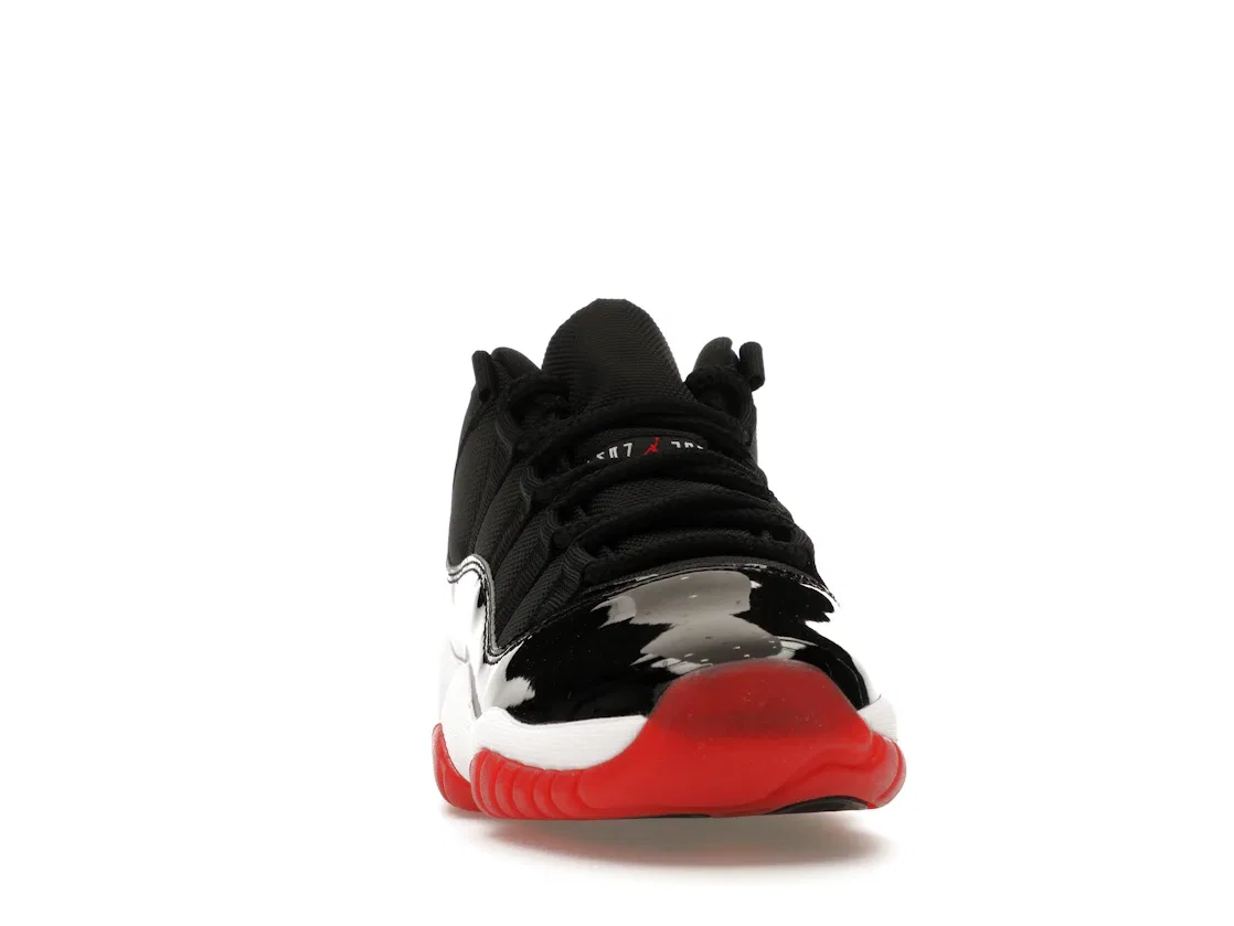 Детские кроссовки с высоким голенищем Jordan 11 Retro Low, Color Black/White-Varsity Red — фото 2