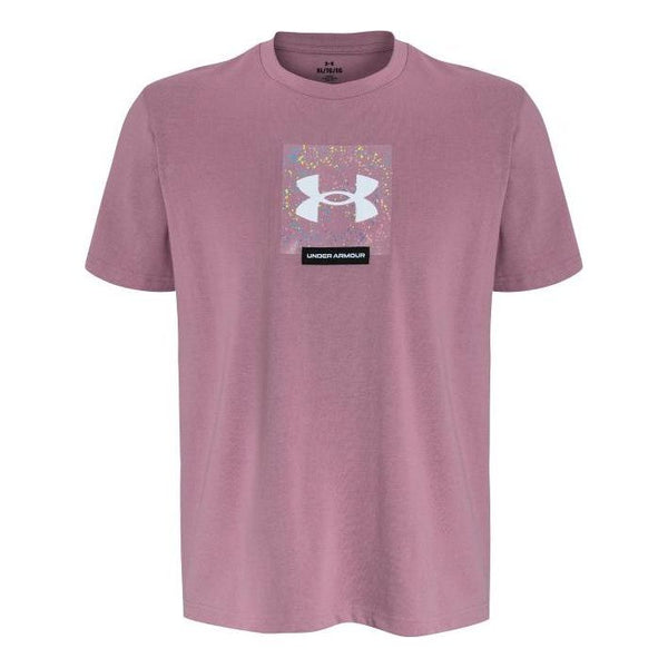 

Футболка boxed heavyweight t-shirt 'pink' Under Armour, розовый