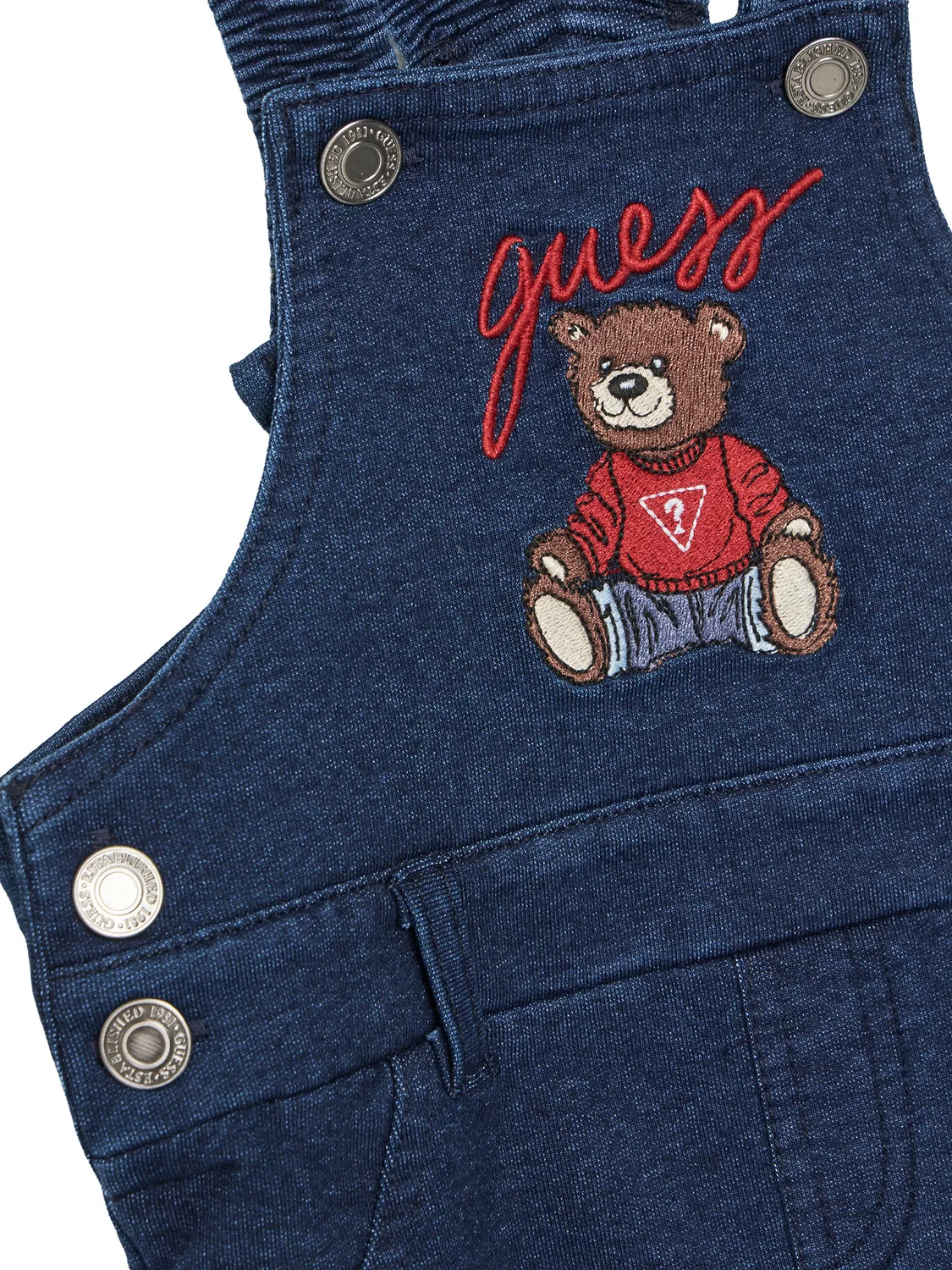 Комплект из блузки и брюк стандартного кроя для мальчика Guess, белый — фото 4