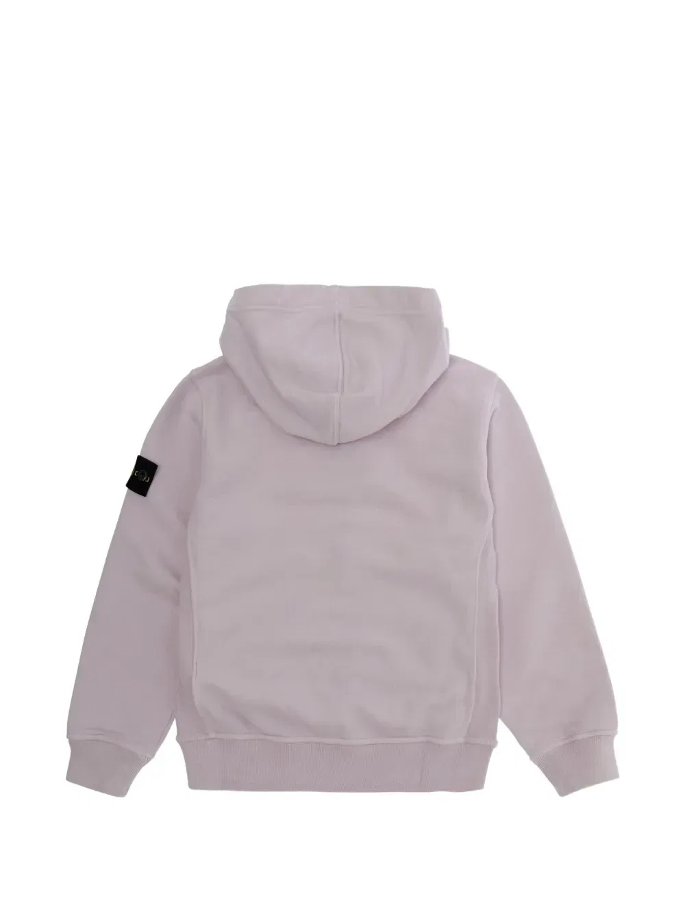 Толстовка на молнии с нашивкой-логотипом Stone Island Junior, розовый — фото 2