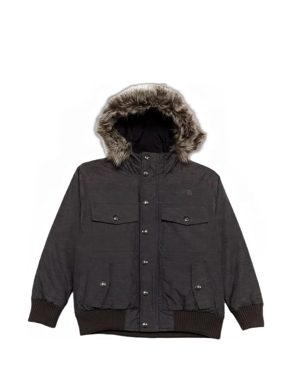 Куртка из искусственного меха Gotham The North Face Kids, серый