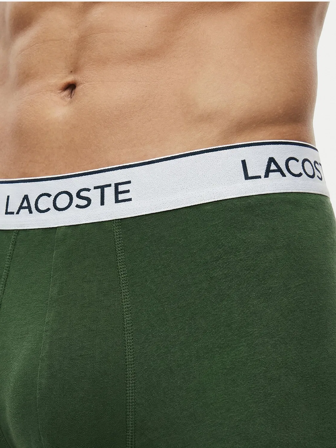 Мужской комплект боксеров Lacoste, зеленый — фото 4