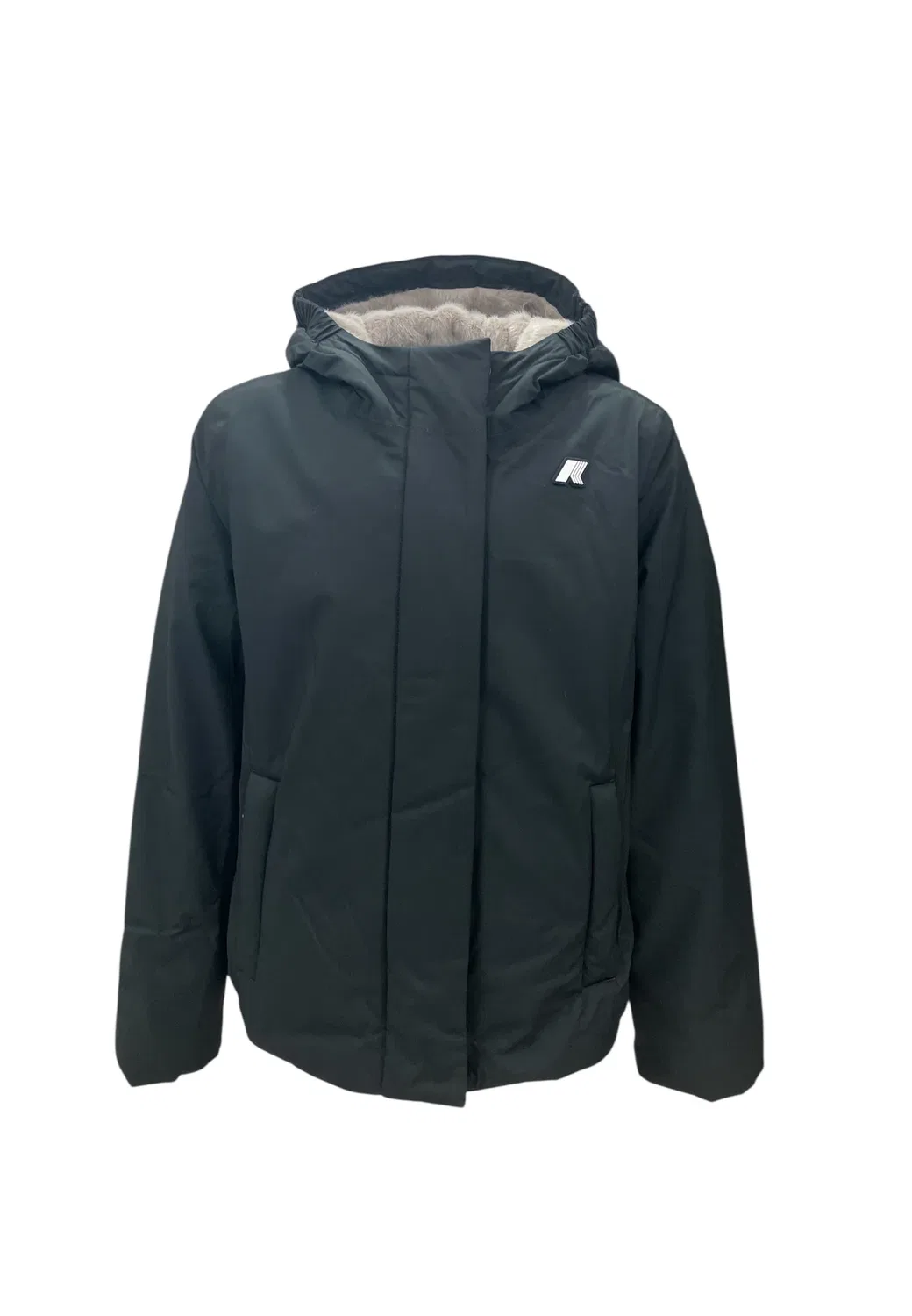 Зимняя куртка K-Way, Black Pure - Grey Warm