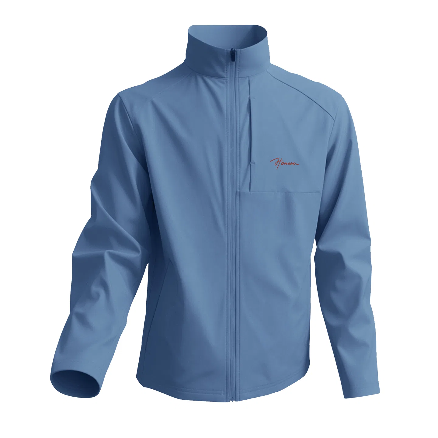 Детская куртка из льняного шелка с солнцезащитой UPF50+ Stand Collar Jacket Tonlion, Mist Blue