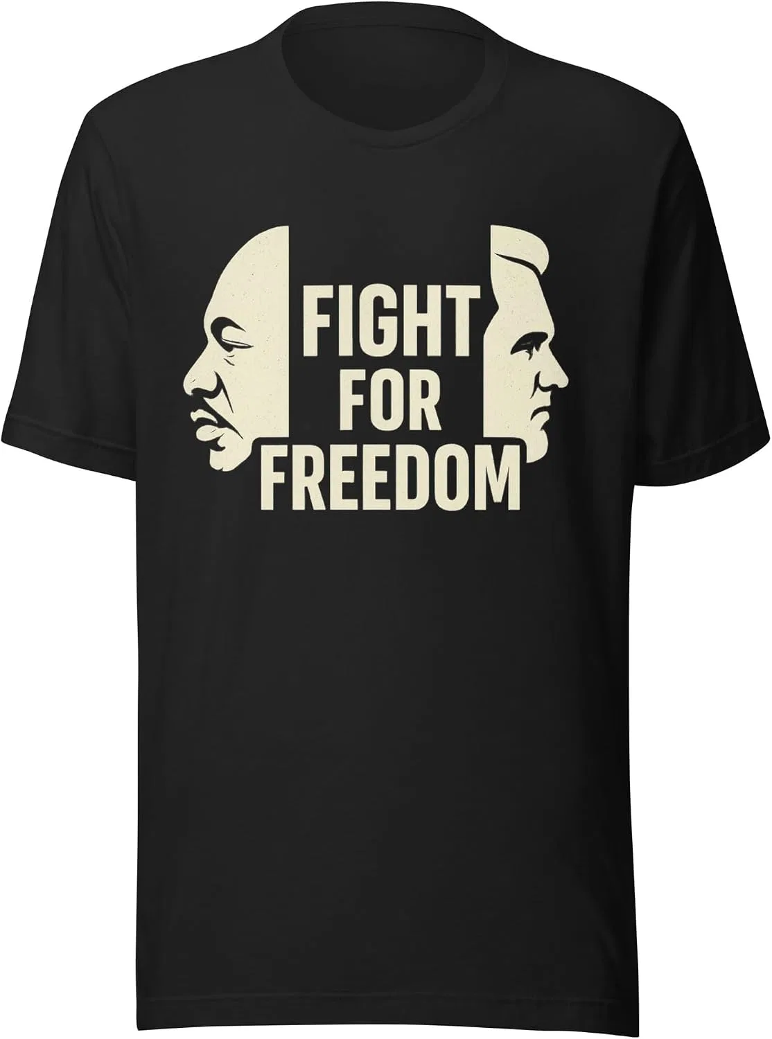 Футболка с принтом Fight for Freedom Bella + Canvas, Vintage Black