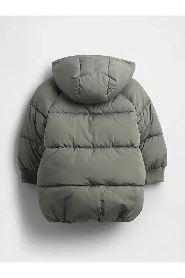 Детское пальто для мальчиков пуховое Puffer Inflatable Jacket Gap, Green-001 — фото 2