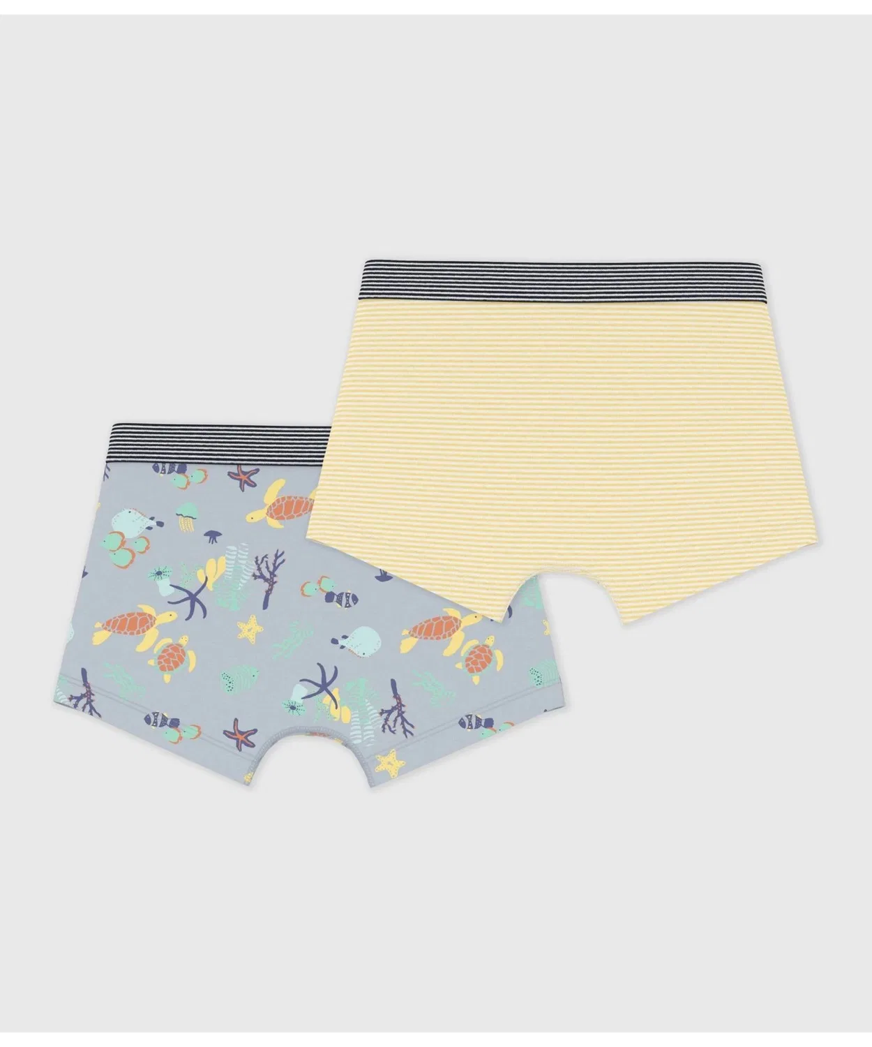 Детские трусы-боксеры с принтом, комплект из 2 штук PETIT BATEAU, Multicolor — фото 2