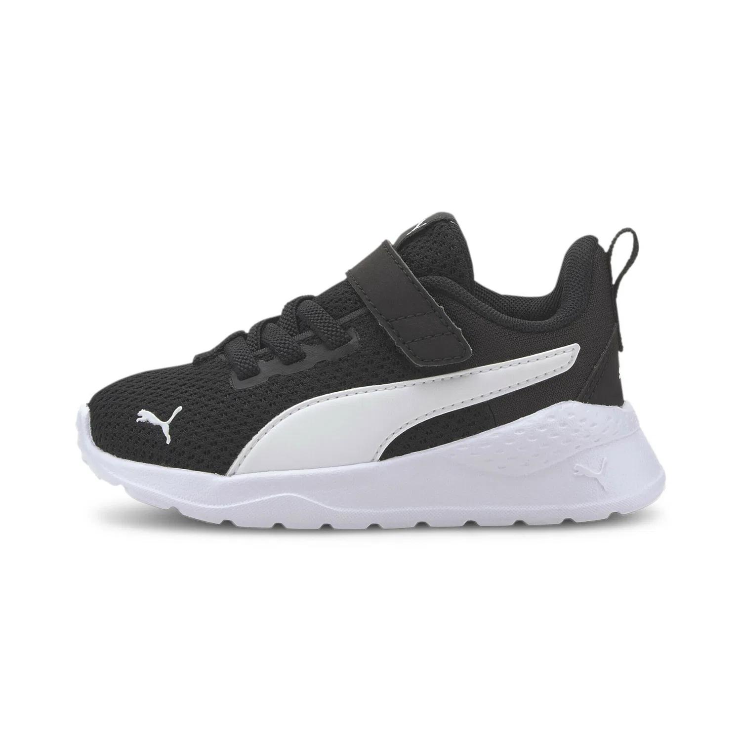 Детские кроссовки с синтетическим верхом Anzarun Lite Puma, Schwarz Weiss — фото 3