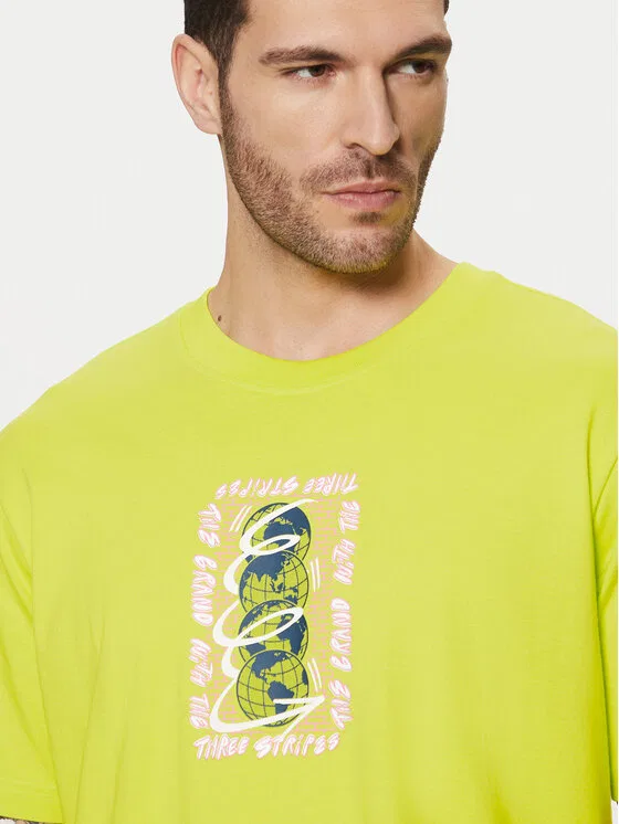 Футболка regular fit Trefoil Series Adidas, зеленый — фото 4