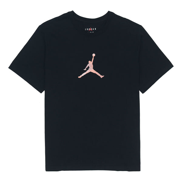

Футболка Air Jordan Sport DNA Solid Color Logo Alphabet Numeric Round Neck Short Sleeve Black, черный