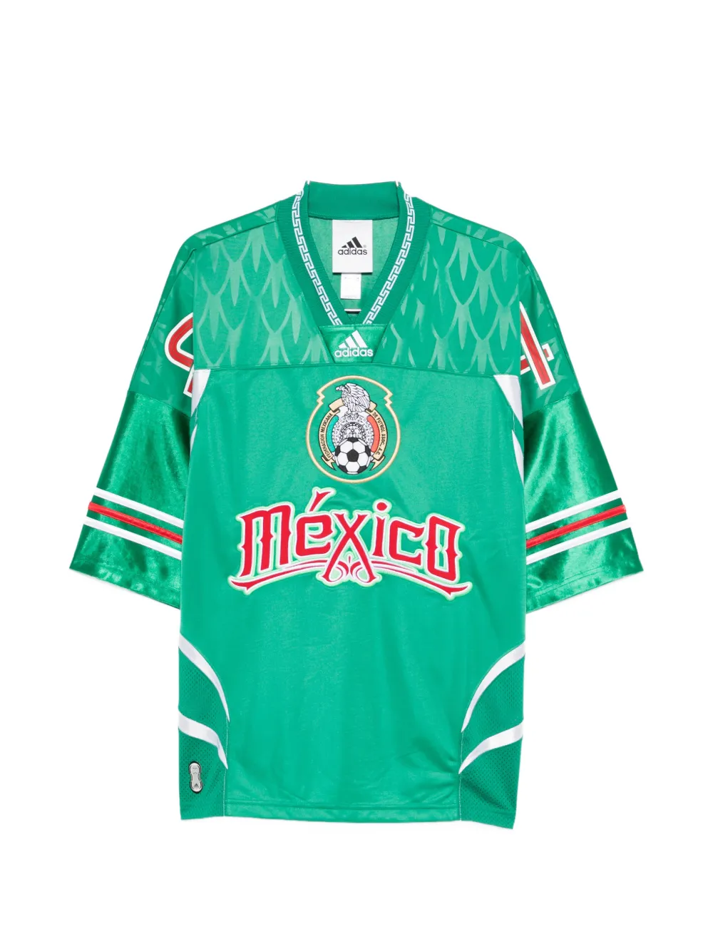 

Футболка с короткими рукавами и вышитым логотипом Adidas, зеленый